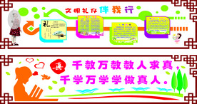 走廊文化  校园文明礼仪