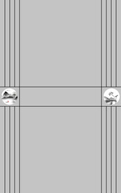 高清分层透明底推拉门打印图