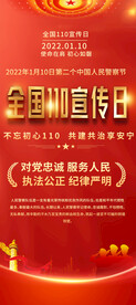 110宣传日展架挂图