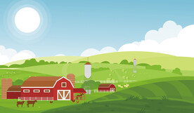 可爱卡通背景墙