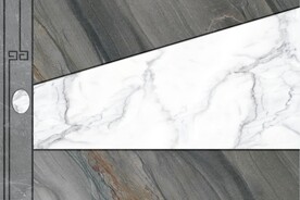 晶瓷画现代简约大理石纹背景墙