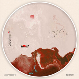 中式玄关装饰画