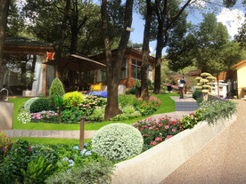 花境景观设计效果图