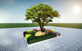 花坛景观设计效果图