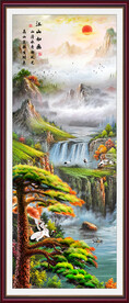 玄关山水画