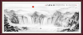 新中式山水画