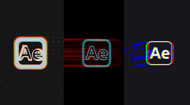 数字失真故障动画LOGO片头