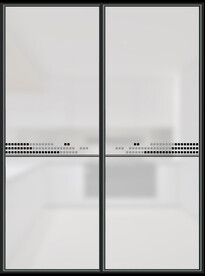 高清分层透明底推拉门玻璃打印图