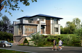 别墅建筑景观后期素材PSD分层