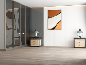 现代卧室场景空景