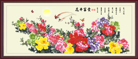 花开富贵牡丹