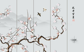 装饰画 花开富贵 梅花