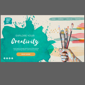 美术培训招生海报