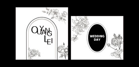 黑白秀场小香风婚礼