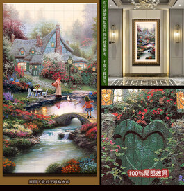 竖式-田园地中海风景