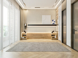 现代卧室背景墙