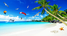 蓝天白云天空吊顶