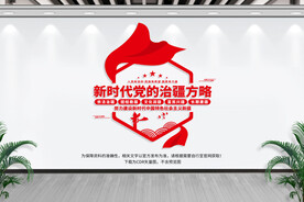 治疆方略党建文化墙