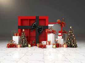 圣诞礼品堆头
