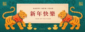 2022年新年虎年banner
