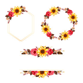 花环图标设计背景