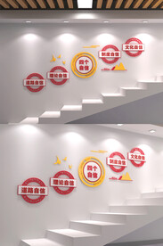 新时代中国特色社会主义思想楼梯