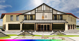 售楼部外观立面