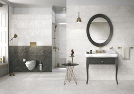 卫生间大板瓷效果图