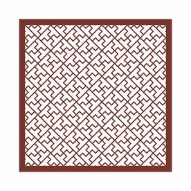 中式矢量雕花花纹