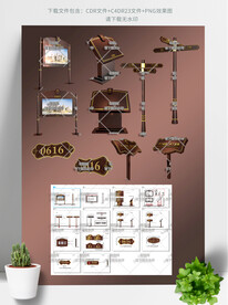 商业地产导视标识标牌