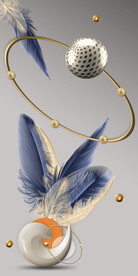 瓷晶画 羽毛 现代简约