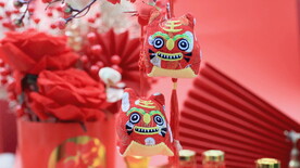 4K实拍2022中国年喜庆