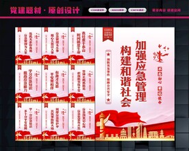 应急管理展板