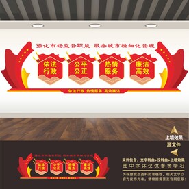 市场监督管理局文化墙