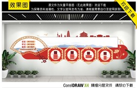 四个自信文化墙