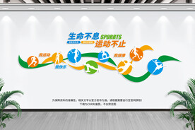 健身房文化墙