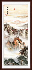 玄关山水画