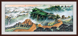 万里长城国画