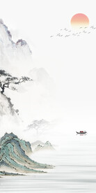 中国风最新山水玄关 TIF分层