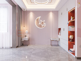 儿童卧室背景墙