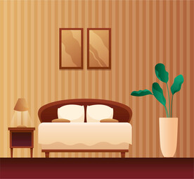 卧室插画