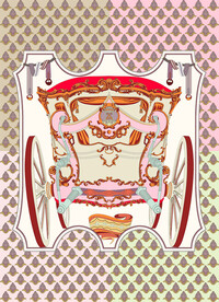 大牌  方巾  数码印花