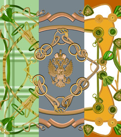 大牌  方巾  数码印花