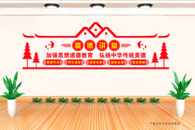 道德讲堂文化墙