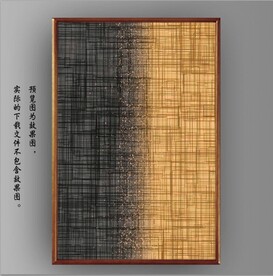 光影抽象线条装饰无框画