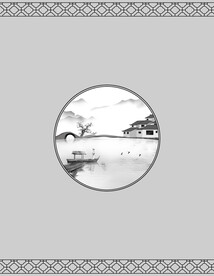 高清分层透明底推拉门打印图