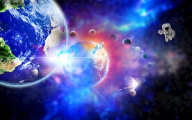 星空探索科技背景