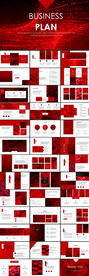 红色商务PPT
