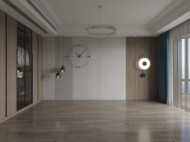 现代轻奢卧室背景墙