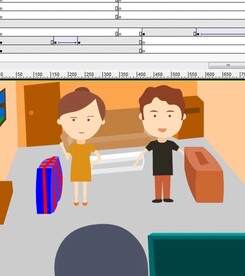 留守儿童爸妈回来1min